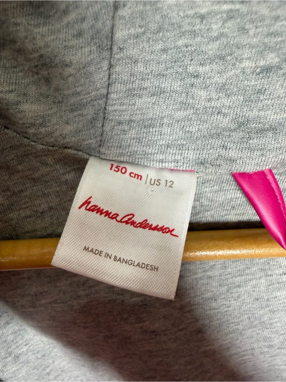 Hanna Anderson | Girl’s Floral Hot Pink Hooded Rain Coat